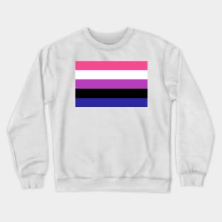 Genderfluid Pride Flag Crewneck Sweatshirt